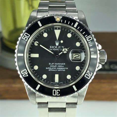 1984 rolex submariner 16800.